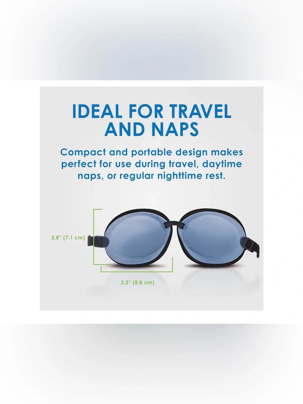 EyeEco Tranquileyes XL Advanced Warm Cold Compress Kit Eye Mask for Dry Eyes